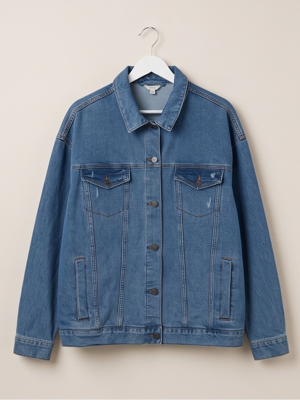 Classic Blue Denim Jacket - Women's Casual